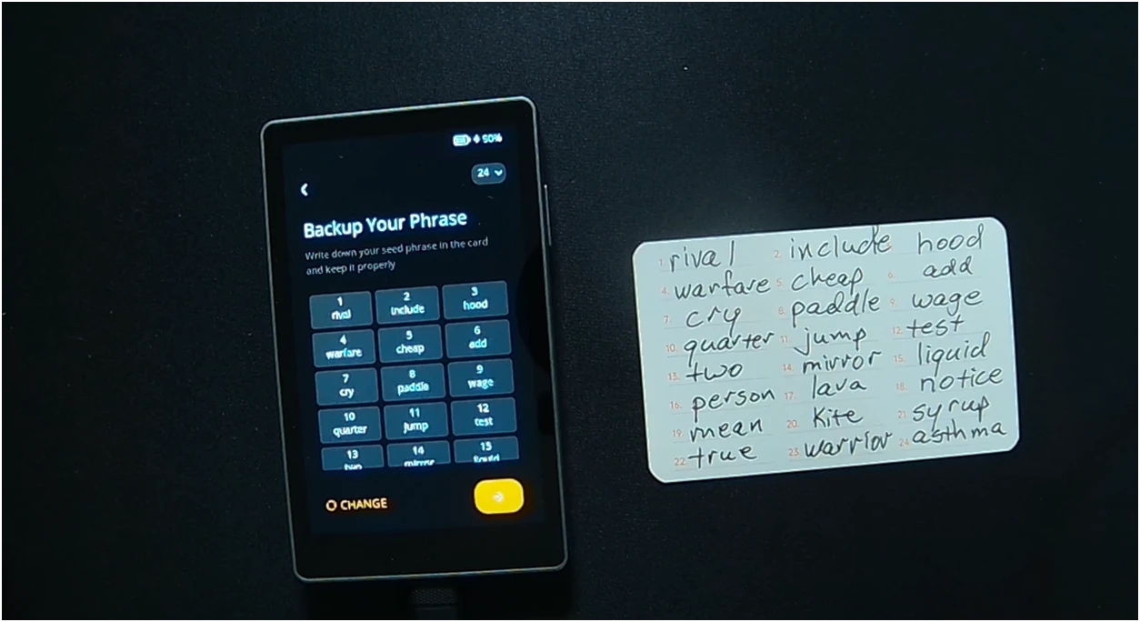 backup recovery key