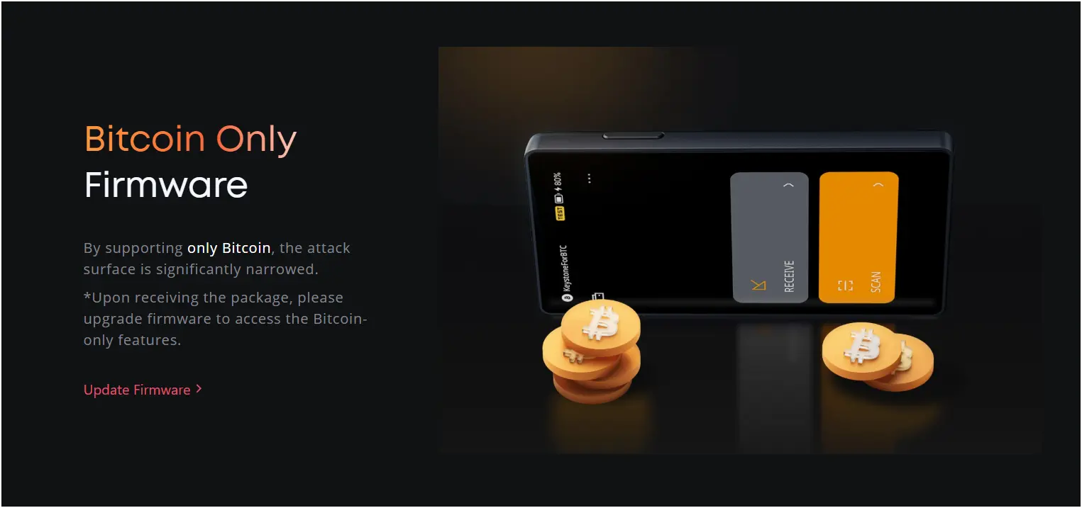 Bitcoin only firmware