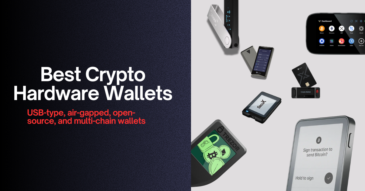 Best Crypto Hardware Wallets Top 10 Options For Altcoins And Beginners 