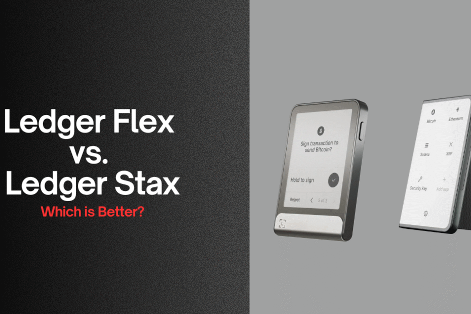 Ledger Flex vs Stax comparison