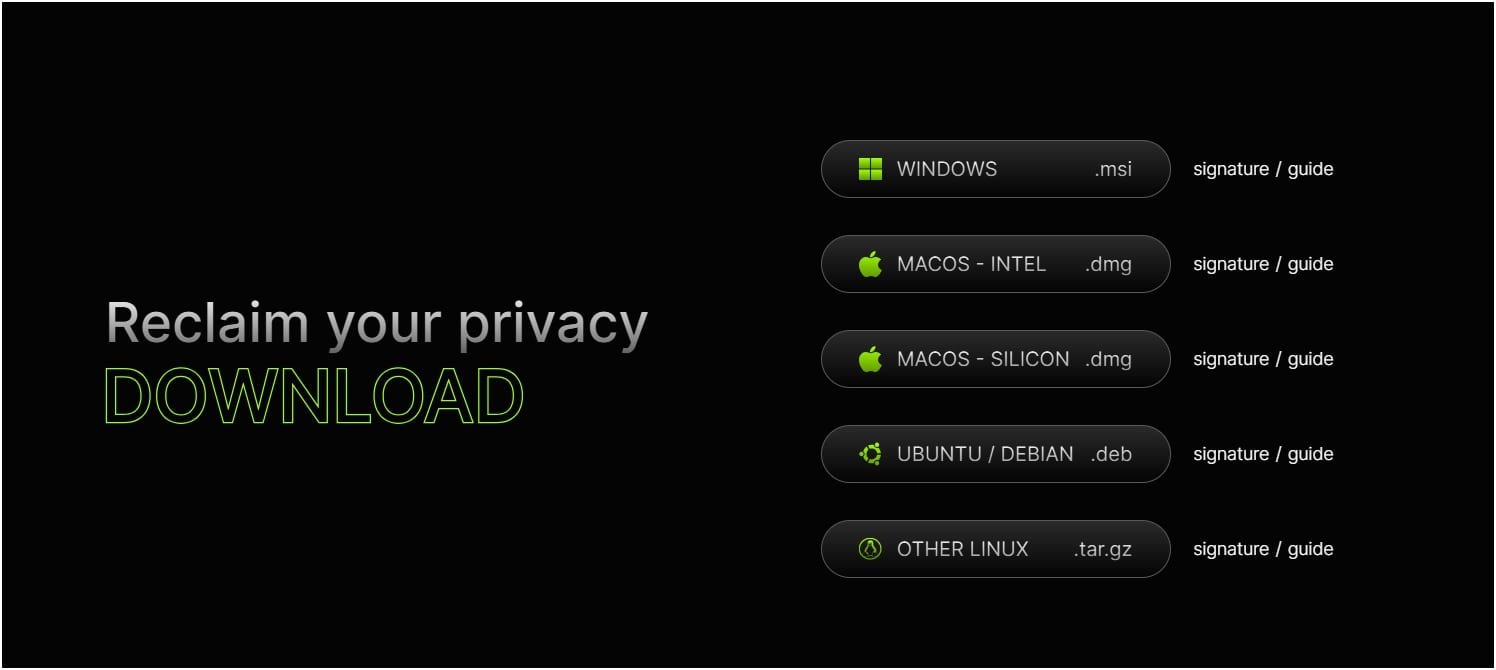 Download Wasabi anonymous wallet