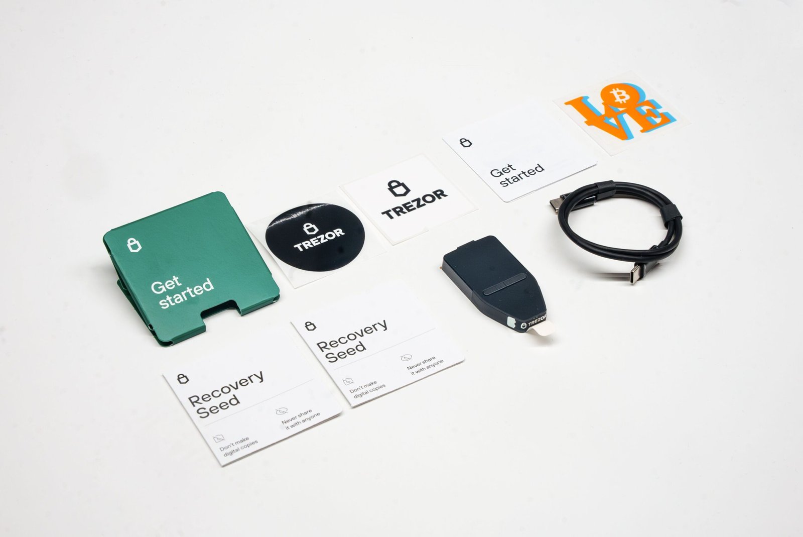 Unboxing Trezor wallet