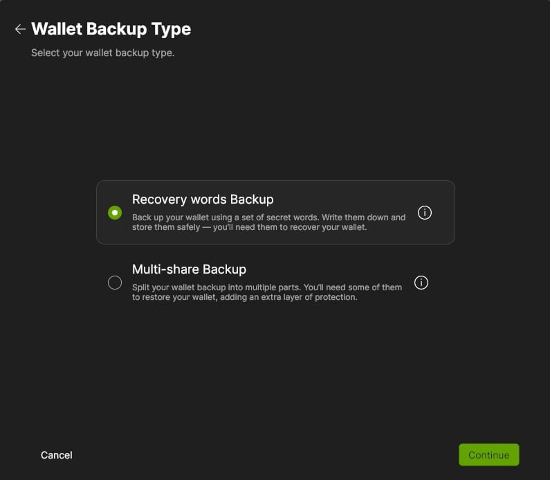 wallet backup