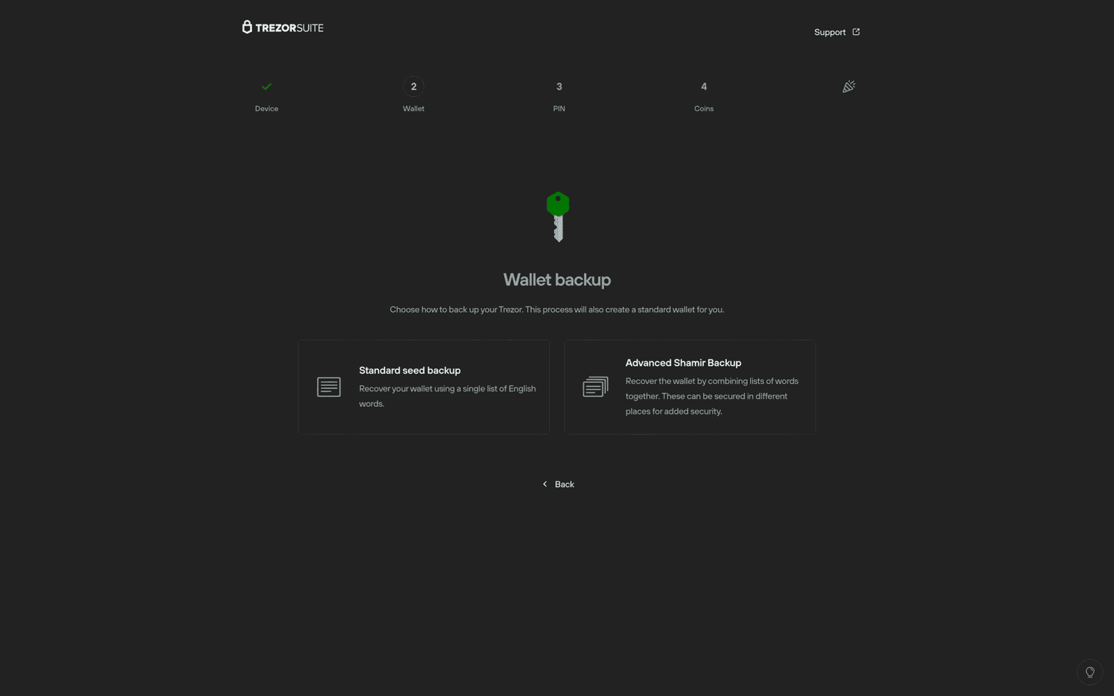 seed phrase backup