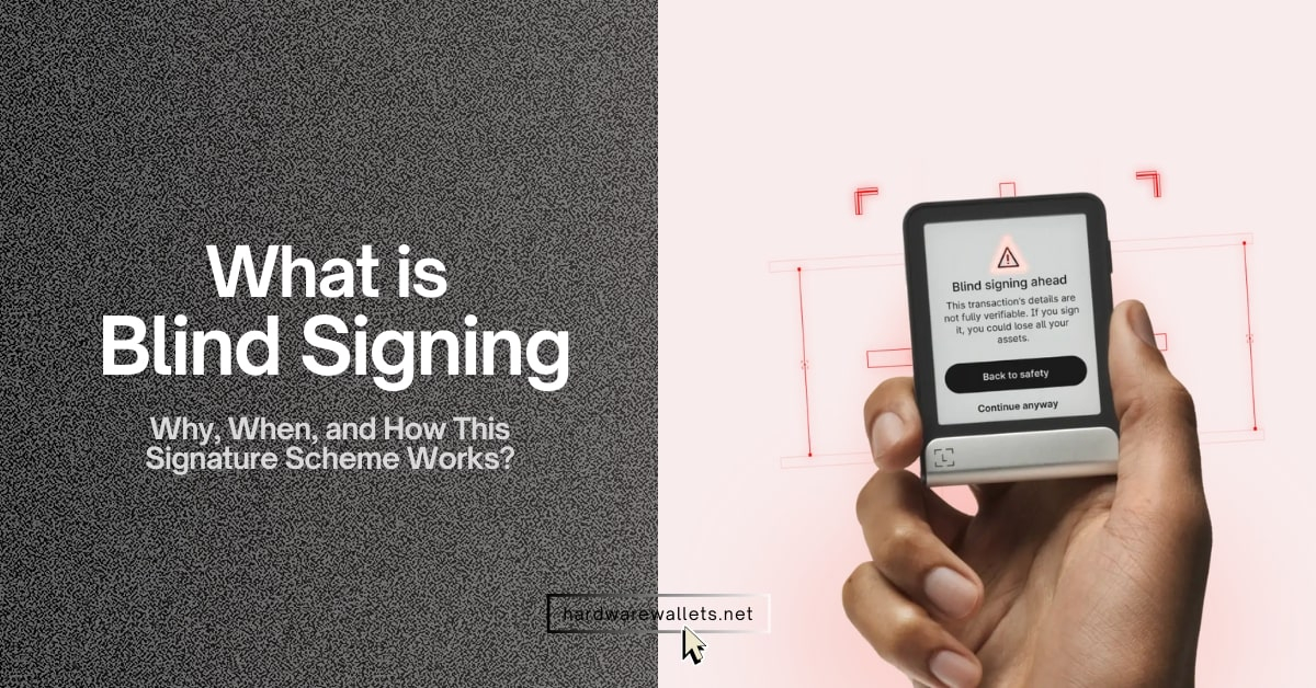 What is Blind Signing in crypto