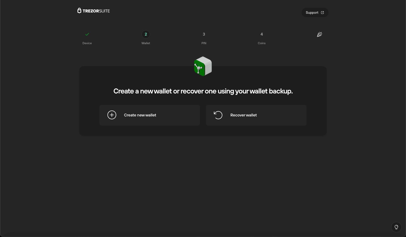 create wallet