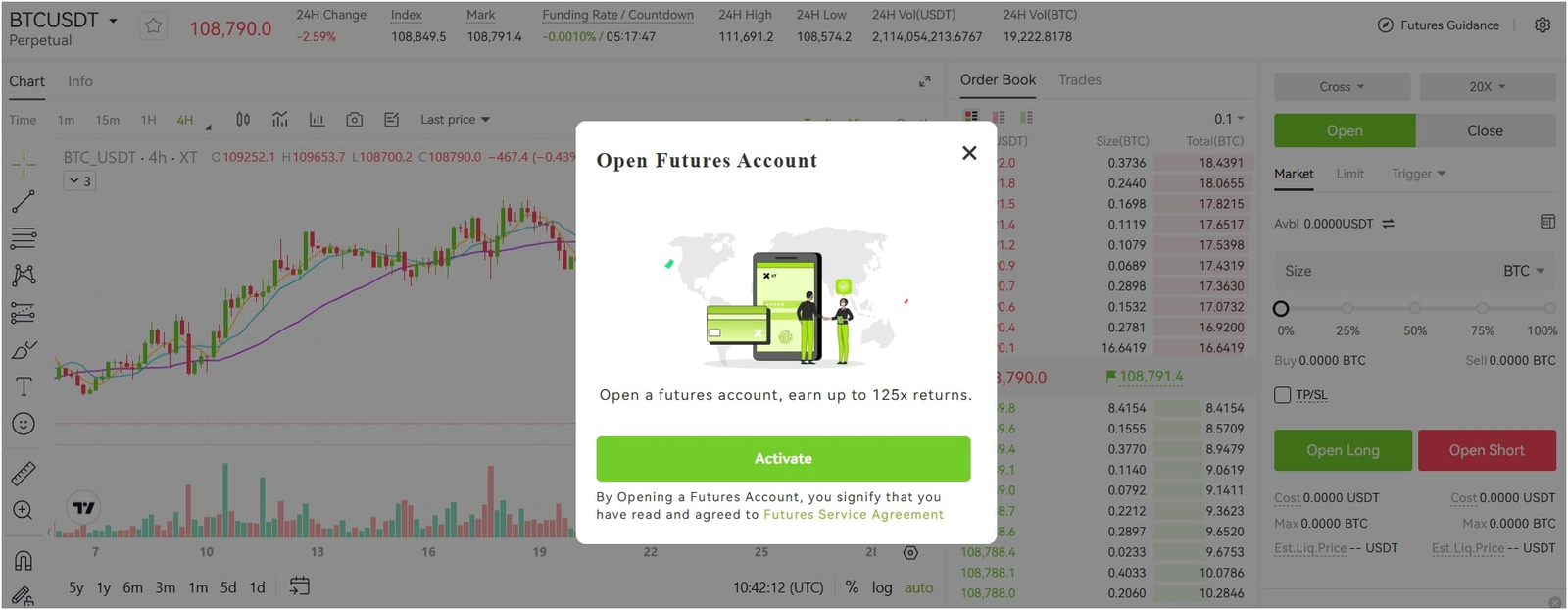 Start trading
