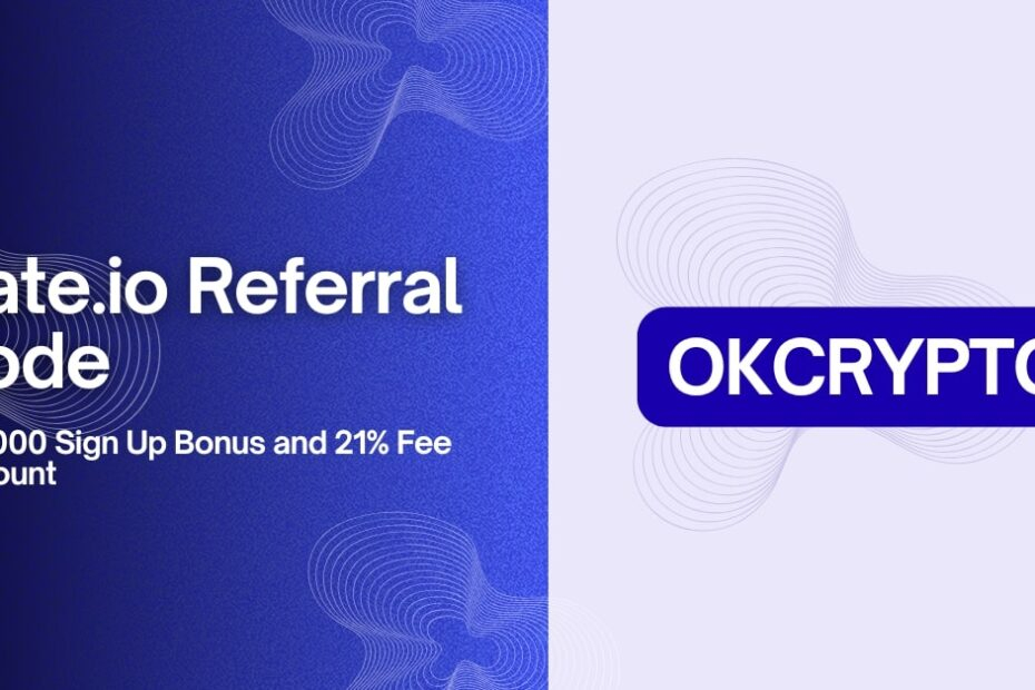 Gate.io Referral Code "OKCRYPTO"