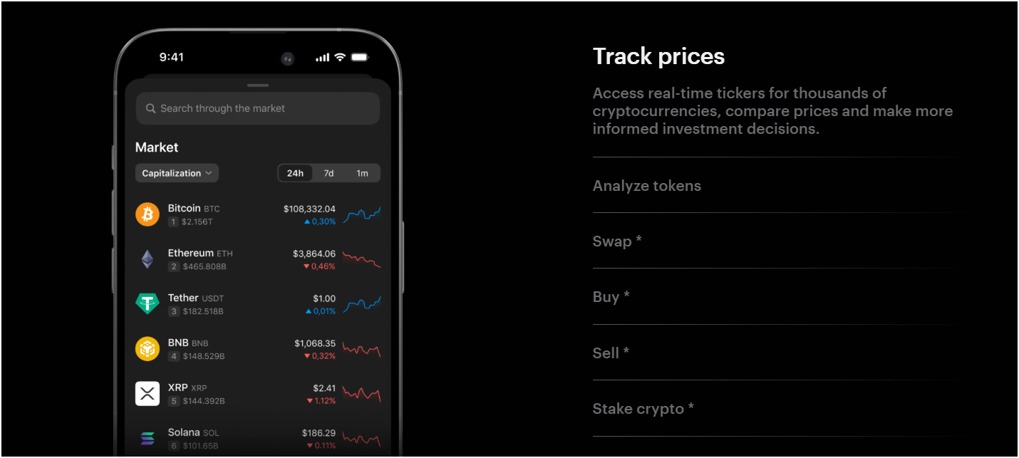 Tangem wallet mobile app