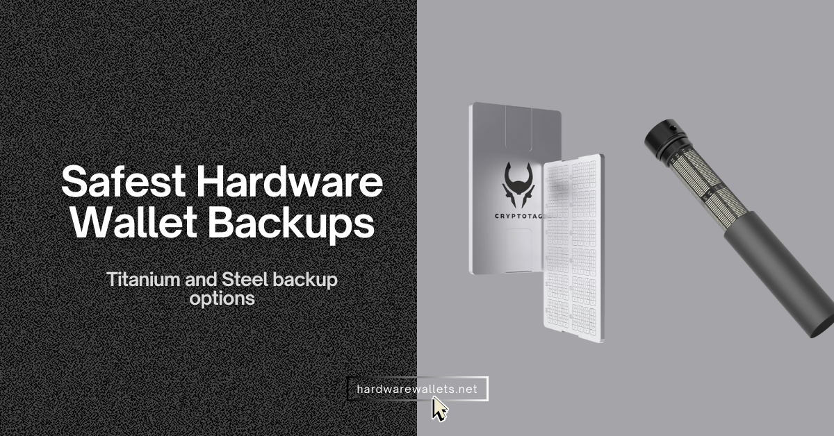 most secure hardware wallet backups