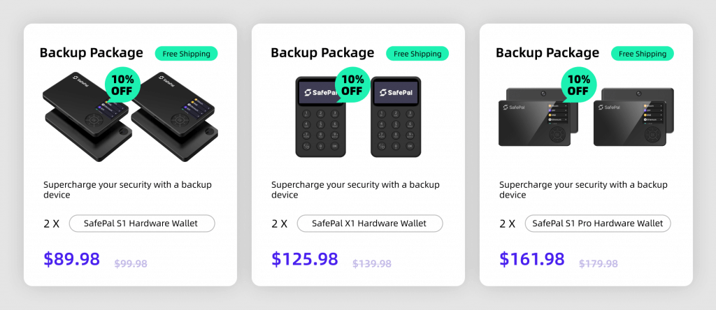 SafePal hardware wallet for crypto