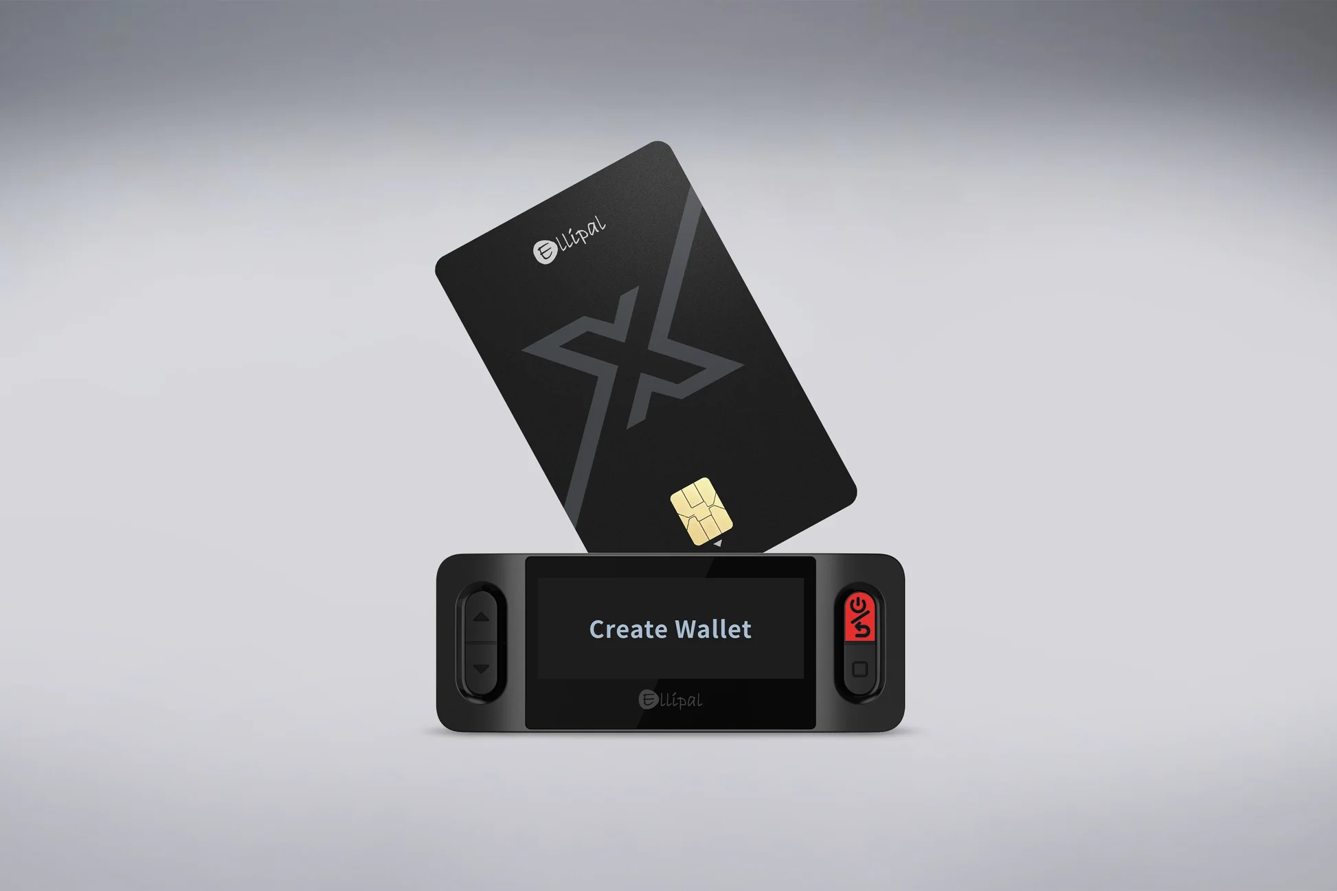 ELLIPAL X Card inserted into Starter device