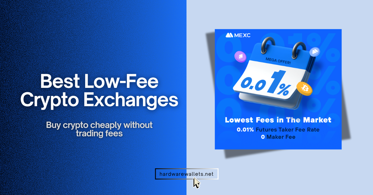 Best Low Fee Crypto Exchanges in 2026: 8 Cheapest Apps With Zero Fees