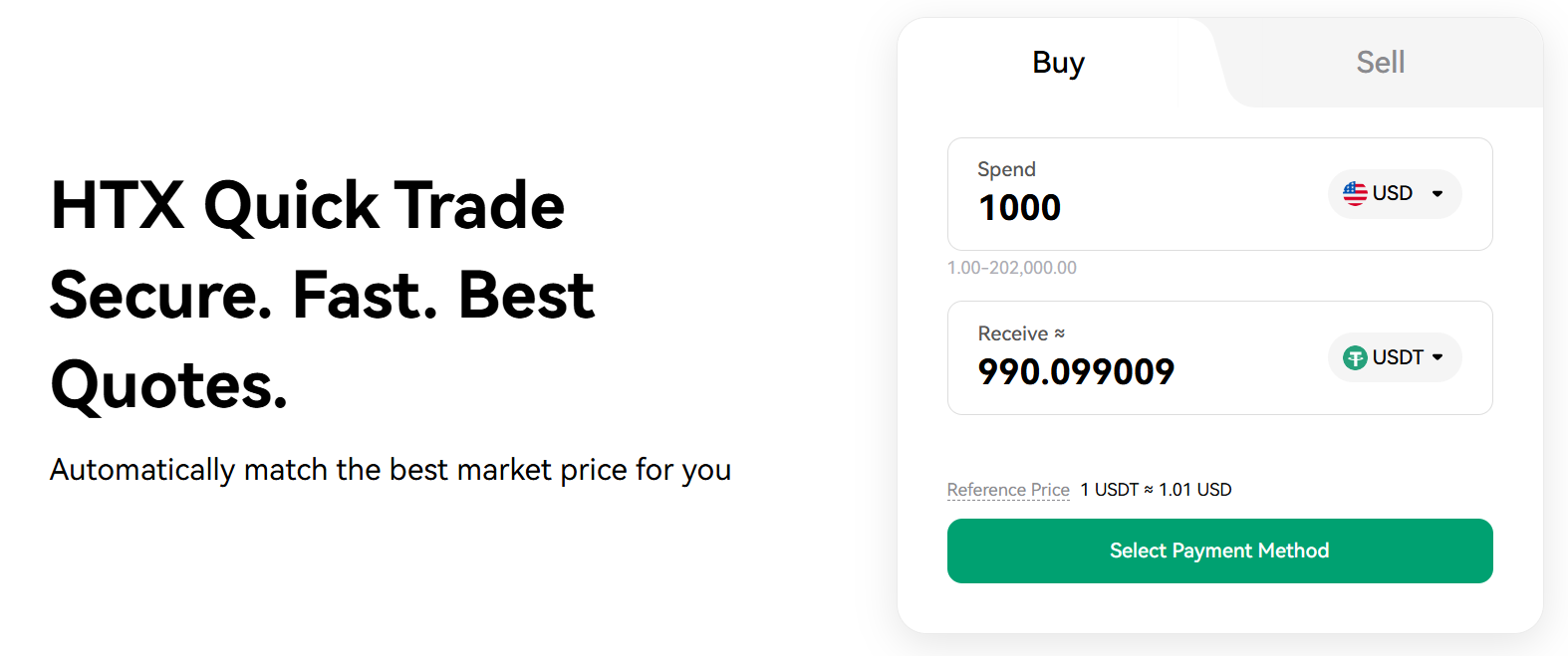 Quick trade