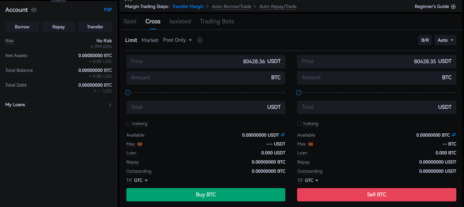 HTX margin trading