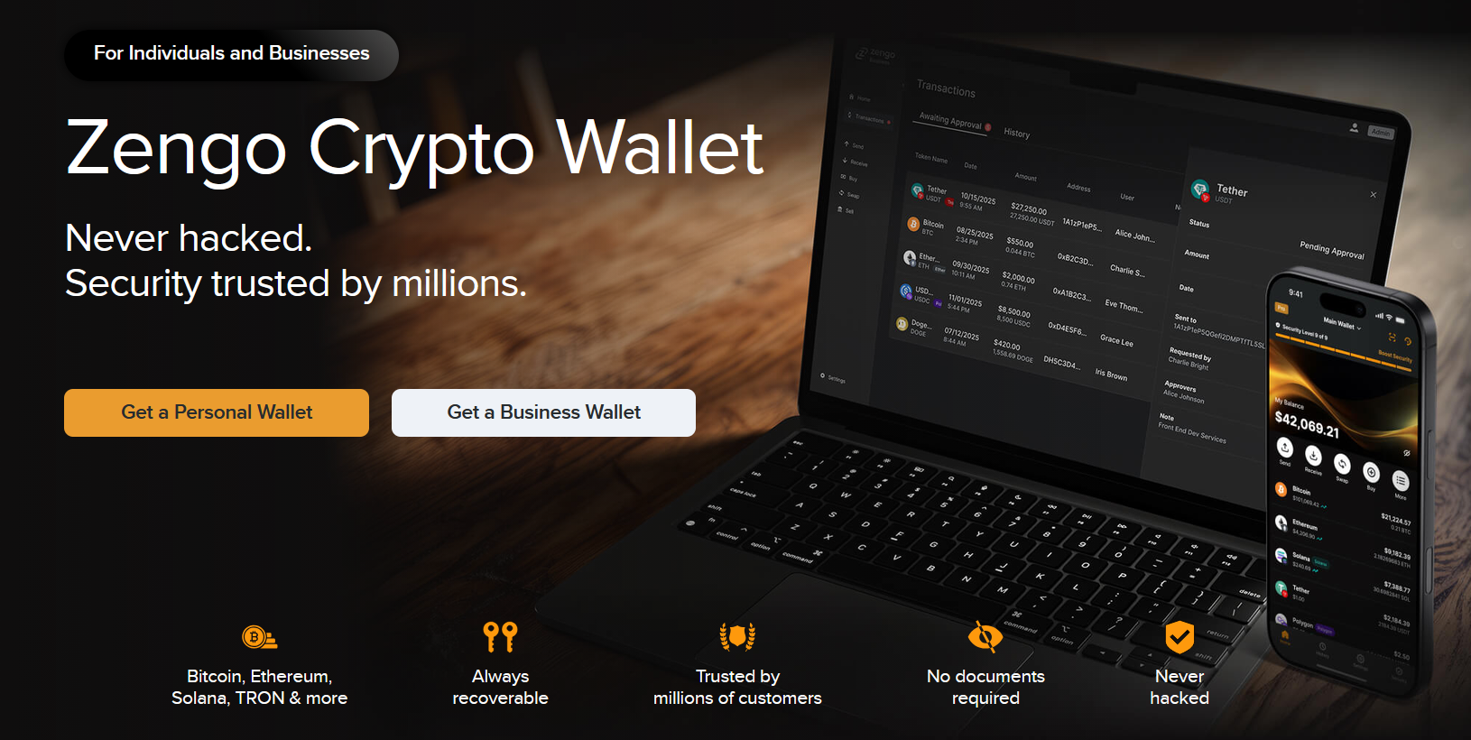 Zengo MPC-based Ethereum wallet