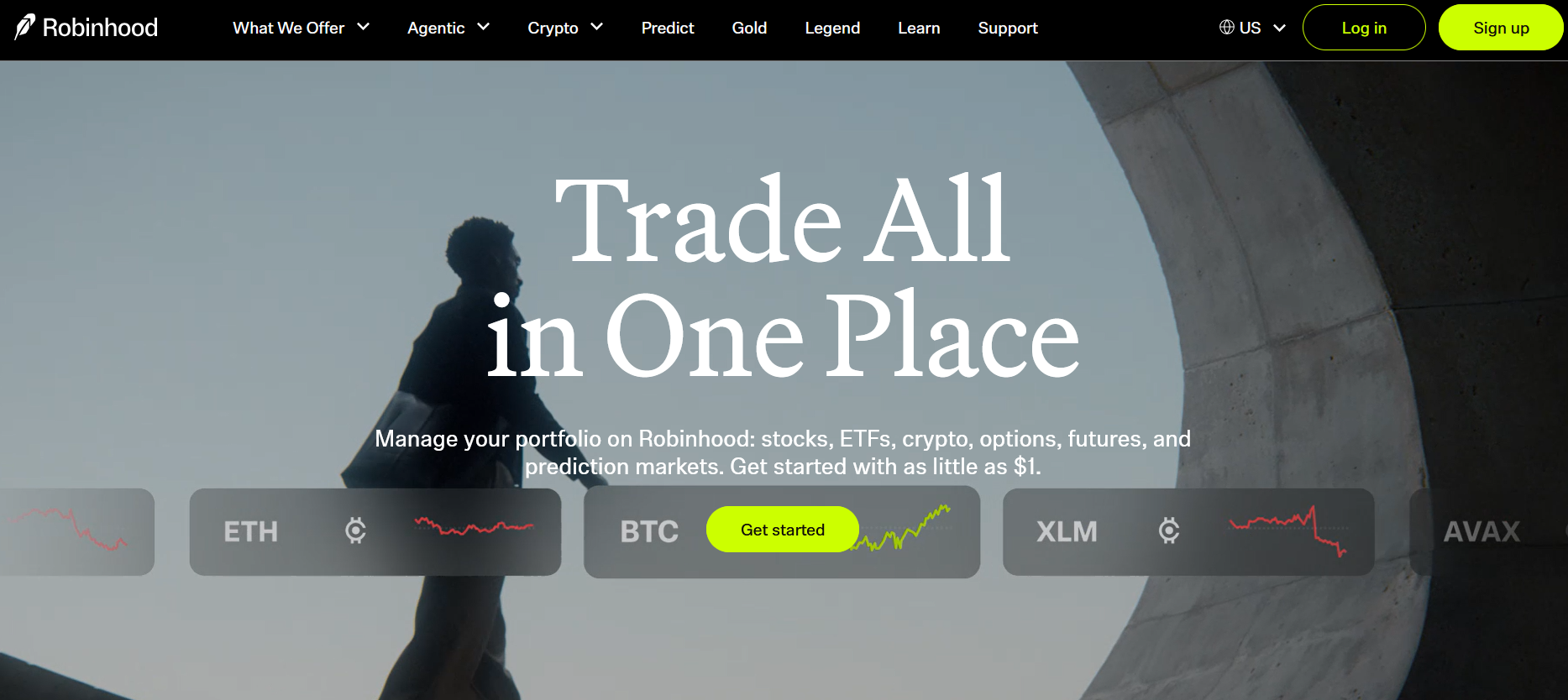 Robinhood US app